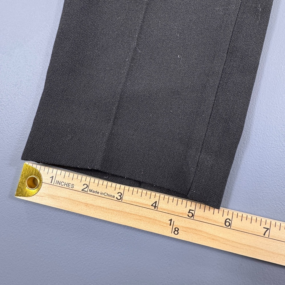 Emporio Armani Mens‎ Size 40 Black Wool Blend Dress Pants Size 40 - Picture 3 of 10